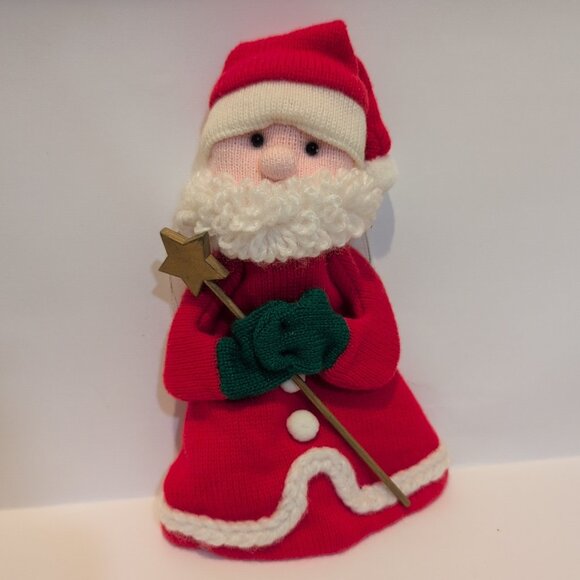 Vintage Hallmark 1986 Santa Tree Topper Christmas Holiday - Picture 1 of 5